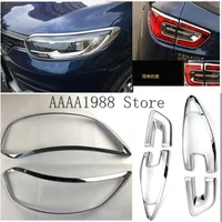 For Renault Kadjar 2016-2019 2020 2021 Chrome Head Light Lamp Cover fog trim Sticker Protector Accessories Car Styling image 4