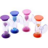 2/3 Minutes Sand Clock Color Hourglass Sandglass Kids Tooth Brushing Timer Plastic Suction Cup Hourglass Home Decor Child Gifts