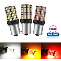 1PCS T20 7440 7443 W21W 1157 BAY15D LED Bulbs 1156 BA15S P21W 3014 144smd Error Free Canbus Turn Signal Lights Brake lamp