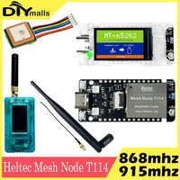 Heltec Meshtasti-c Node T114 V2 Tracker LoRa BLE 868MHz 915MHz nRF52840 SX1262 TFT Display Low Power Positioning Devboard