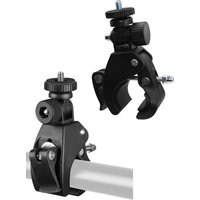 AliExpress NONE Bicycle Clamp 360 Degree Rotating 1/4 Camera DV Bike Handlebar Bracket Tripod Mount Screw Clip For GoPro Hero 13 12 11 Universal