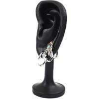 New Portable Earring Display Stand Ear Shaped Mini Ear Studs Organizer Showcase Organizer Earrings Display Tool