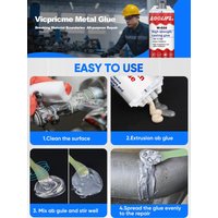 1-3pcs 50ml High Strength AB Welding Adhesive, Strong Metal Repair Adhesive, Cold Welding Adhesive, PVC Pipe Repair Adhesive, Plastic Repair Adhesive, Industrial Repair Adhesive, AB Adhesive Sealant,