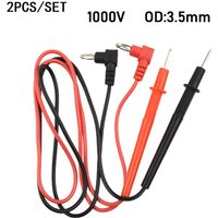 2 pièces multimètre numérique sonde voltmètre universel sonde câble de Test fil stylo Terminat Rosshead multimètre stylo pièces d'instruments