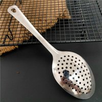 Durable Stainless Steel Strainer Spoon Multifunctional Slotted Filter Strainer Kitchenware Easy Clean Food Skimmer Frying Oil