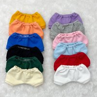 10CM Doll Pants Candy Color Casual Shorts Versatile Sport Trousers For 1/11 1/12 OB11 Dolls Wear Kids Toy Dolls Accessories