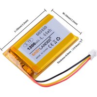 JST2.0mm 3pin 3.7V 1200mAh 603450 Rechargeable Lithium Li-ion Polymer Battery 063450 Batteries