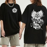 New Fuuny Supernatural Printed Unisex Men's and Women's Fashion Short Sleeve Personality Casual Summer Tops Tees