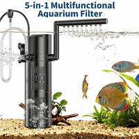 5 In 1 Aquarium Pump With UV Sterilizer Silent Oxygenator Filter Pump Stream Mode For Fish Tank Pond