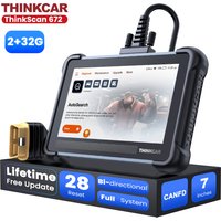 THINKCAR THINKSCAN 672 Lebenslang KOSTENLOSER Auto-OBD2-Scanner 28 RESETS CANFD Vollsystem Bidirektionale Fahrzeugdiagnose-Tools