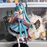 New Hatsune Miku Anime Figure Toys Neo Tokyo Series Kimono MIKU Kawaii Cartoon PVC Action Figurine Model Dolls Birthdays Gifts