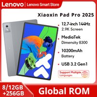 Global ROM Lenovo Xiaoxin Pad Pro 2025 12.7 inch Tablet Original Dimensity 8300 144Hz 2.9K Display Android 14 10200mAh Pad PC