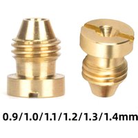 Brass 0.9/1/1.1/1.2/1.3/1.4mm Thread Snow Foam Orifice Nozzle Tips+Foam Maker For Snow Foam Lance Stainless Steel Lances Nozzle