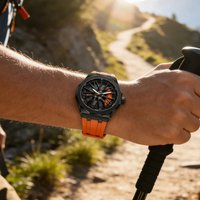 Big Dial Business Sports Men's Watch Cool Waterproof Quartz Reloj Hombre with Silicone Band Mens Wristwatch
