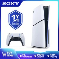 Sony PlayStation 5 – konsola next‑gen z napędem Blu‑ray, 4K 120 fps, ray tracing, ultra‑szybki SSD 1 TB, kontroler DualSense z adaptacyjnymi triggeram