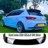 For Seat Leon MK3 MK3.5 5F FR TDI TSI 3Door / 5Door Hatchback 2013-2020 Car Rear Roof Lip Spoiler Wing Rear Roof Spoiler Tuning