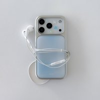 HOT Luxury Clmj BLUE BLUR Phone Case for iPhone 17 16e 16 15 14 13 12 11 Pro Max X XR XSMAX 8 7 Air Plus Luxury Clear Soft