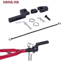 Aluminum RC Trailer Hitch Tow Hook Detachable for 1/10 Crawler Axial SCX10 TRX4 TRX6 Redcat RC4WD Rescue Simulation Accessories