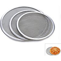 15/23/38 Round Pizza Baking Tray DIY Pizza Screen Baking Tray Metal Net Pizza Rack Non-stick Mold for Oven Baking Tools