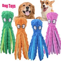 Pet Plush Toy Cat Dog Voice Octopus Shell Puzzle Toy Bite Resistant Interactive Pet Dog Teeth Cleaning Chew Toy Pet Supplies