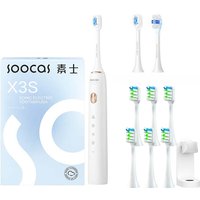 SOOCAS X3S Elektrische Schallzahnbürste, IPX7 wasserdicht, für Erwachsene, X3U, Upgrade, intelligente Schallzahnbürste, verbessertes USB, schnell aufl