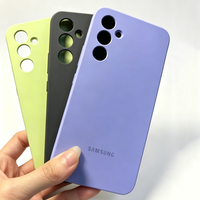 Original Samsung Galaxy A54 A 54 5G SM-A546V Silky Liquid Silicone Cover Soft-Touch Full Lens Protective Solid Color Back Shell
