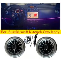 ForSuzuki Tianyu SX4 Swift Alto Landi car dashboard, ambient light, air conditioning vent nozzle modified to 256 color LED vent