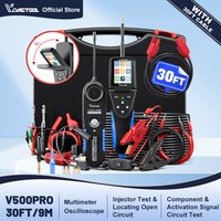 VDIAGTOOL V500PRO 9V-30V Automotive Circuit Tester with 30FT/9M Cable Car Circuit Power Probe Power Circuit Probe Analyzer