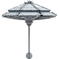 2026 New MOC Cloud City Project Building Blocks Model Future High Technology Sky City Bricks Assembly Educational Toys Kids Gift