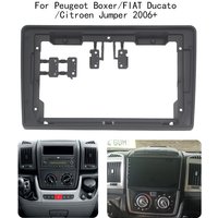 Car Radio Fascia For Peugeot Boxer/FIAT Ducato/Citroen Jumper Audio Stereo Dash Panel Mounting Frame Kit Center Console Holder