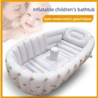 Ins Korean Style New Children's Inflatable Indoor Swimming Pool Foldable Bathtub for Home Use Baby Sitting Bathtub Bath