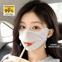 New Lightweight UV Protection Face Mask Breathable Washable Face Covering Mask UV Blocking Cooling Mask for Outdoor Activities