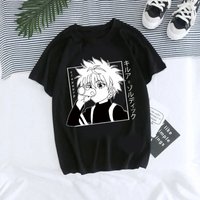 Anime Hunter X Hunter T-shirt Japan Manga Hisoka Killua Zoldyck Kawaii Funny T Shirts Kurapika Devil Eye Short Sleeve Tee Tops