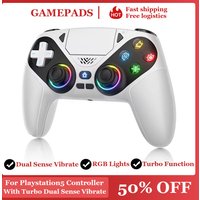 For ps5 controller Wireless For ps5 accessories Console Controller For Turbo Dual Sense Vibrate Programming Bluetooth Pc Gamepad