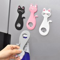 Cute Cat Bottle Opener, Refrigerator Stickers, Wedding Gifts, Home Decor, Refrigerator Magnet, Refrigerator Magnetic Stickers