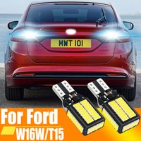 2pcs W16W T15 921 912 LED Canbus Reverse Light Bulbs On Car White Back Up Lamp 12v For Ford Mondeo C S MAX Kuga 2 Focus 3 Fusion