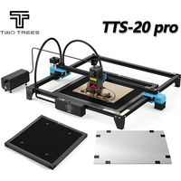 Twotrees TTS-20 Pro 20W Lasergraviermaschine Desktop Industriequalität FAC+SAC Strahllaser 418*418mm Arbeitsbereich TTS Upgraded