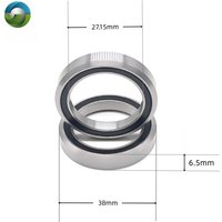 AliExpress NONE 2Pcs MH-P09K Bike Headset Bearings 27.15x38x6.5mm 36°/45° ACB Road MTB Angular Contact Bicycle Bearing MH P09K