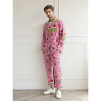 2025 Disney Inside Out 2 Pajamas Set 3D Print Cartoon Casual Men's Women's Long Sleeve Shirt Pajama Two Piece Home Wear Suit