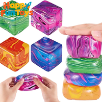 Snowflake Ice Cube Malt Sugar Fidget Toy Stress Relief Slow Rebound Anti-Anxiety Squeeze Toy Puzzle Hands-On Toys
