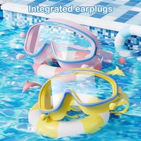 Children Large Frame Swimming Goggles Leakproof Anti Fog UV for Pool TrainingHot