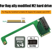 For ASUS Rog Ally Handheld Transfer Board 90 Degrees M2 Transfercard Long Short Modified M2 Hard Drive For Rog Ally Accessories