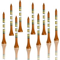 50 Pcs Bamboo Golf Tees - 3 1/4 & 2 3/4 Inch Durable Wooden Tees for Driving Range & Practice Mats
