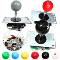 Copy Sanwa Arcade Joystick Round Ball Top 5 Pins Connector For USB Board PC PS3 Game Console DIY Direction Controller