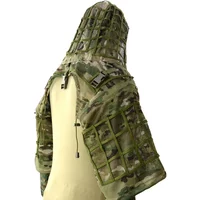 Airsoft Mesh Sniper Ghillie Suit Viper Hood Tactical Shooting 3D Ghillie Suit Hunting Ripstop Fabric Breathable Coat Suit Gear