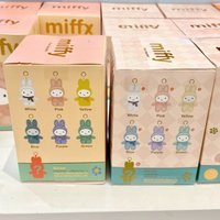 New Genuine Miffy Rabbit Macaron Standing Stand Bag Pendant Accessory Merchandise Blind Box Kawaii Figures Dolls Toys Kids Gift