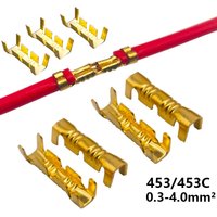 453 /453C U-shaped terminal tab cold inserts terminal wire connector terminales electricos small teeth terminal 0.3-4.0mm²