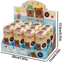 2026 New Hot Cute Capybara Sculpture Series Blind Box Computer Decorations Capybara Dashboard Figurine Cute Decor Blind Box Gift