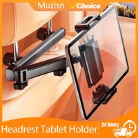 360 Degree Rotation X49A-Car Headrest Tablet Holder Stand for 6-12.9Inch Phone/Tablet Rotating Telescopic Tablet Bracket for Car