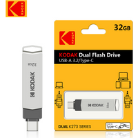 Kodak K273 High-Speed USB Flash Drive 3.2 Gen 2 Type-C Dual-Use Storage for Mobile Phone & Computer 32GB/64GB